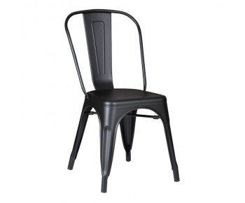 RELIX Καρέκλα-Pro, Μέταλλο Βαφή Μαύρο Matte