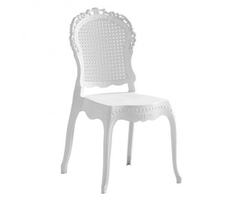 CODESS Καρέκλα Εστίασης - Catering Στοιβαζόμενη PP Άσπρο