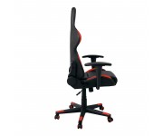 BF9150 Gaming Πολυθρόνα Γραφείου, Ανάκλιση Πλάτης έως 90°, Pu Μαύρο - Κόκκινο