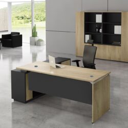 PROJECT Γραφείο Δεξιά Γωνία, Απόχρωση Sonoma - Γκρι - Image 2