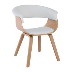 HERMAN Πολυθρόνα Φυσικό - Pu Άσπρο - Image 2