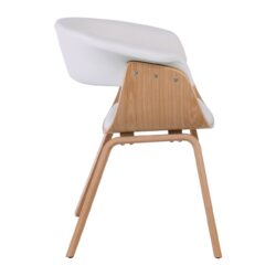 HERMAN Πολυθρόνα Φυσικό - Pu Άσπρο - Image 4