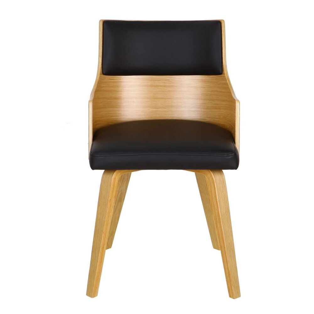 EMERSON Πολυθρόνα Φυσικό - Pu Μαύρο - Image 4