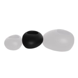 FLOWER POT-ROCK 50x32x19cm, Cement Απόχρωση Black - Image 2