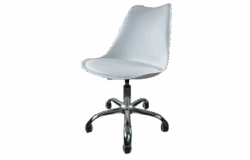 BERG-OF καρέκλα γραφείου pp ΛΕΥΚΗ / 51x55xH78-88 - Image 3