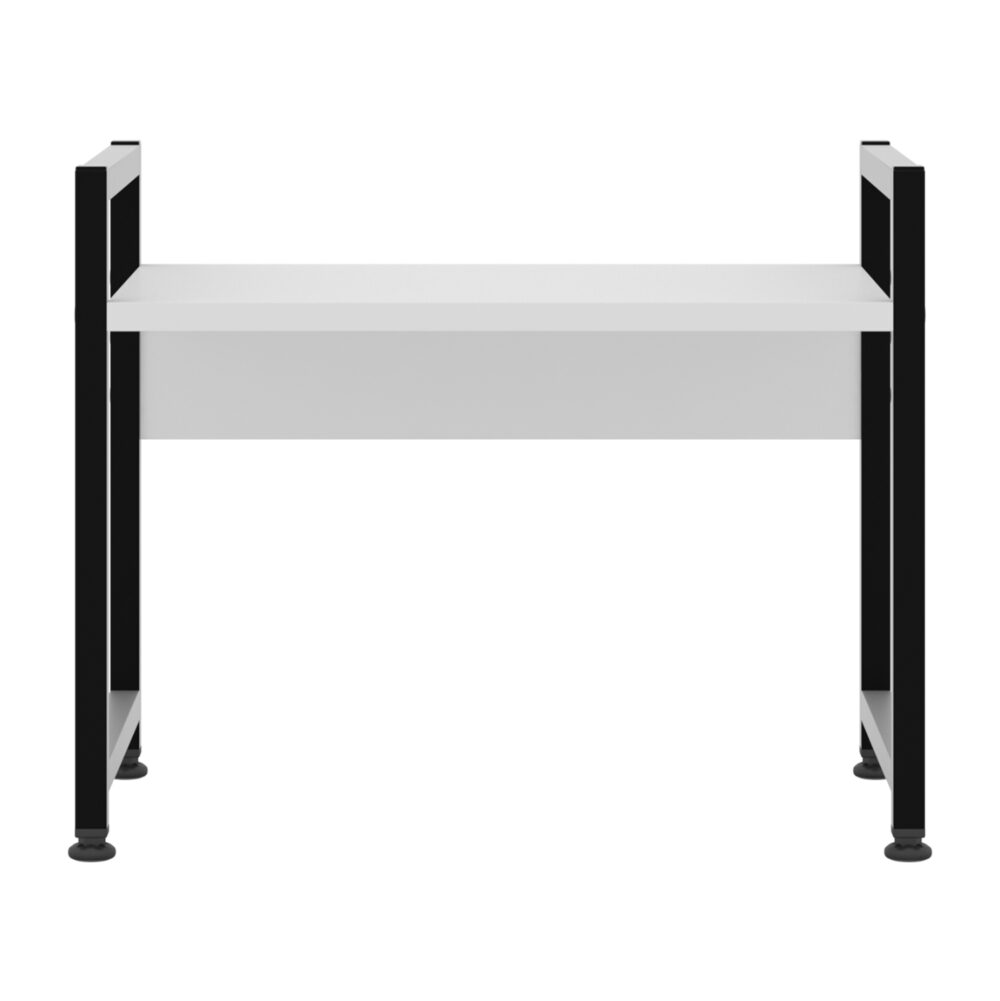 ΡΑΦΙ ΠΑΓΚΟΥ ΚΟΥΖΙΝΑΣ BECKO HM18219.01 ΜΕΛΑΜΙΝΗ ΣΕ ΛΕΥΚΟ-ΜΑΥΡΟ ΜΕΤΑΛΛΟ 53x35x41Υεκ. - Image 3