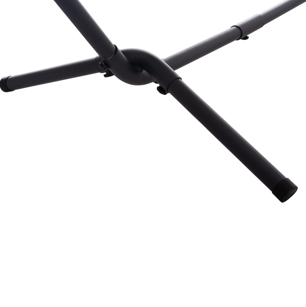 ΑΙΩΡΑ CRAVE HM6304.03 ΑΝΘΡΑΚΙ ΜΕΤΑΛ. ΣΚΕΛΕΤΟΣ--ΜΠΛΕ ΣΚΟΥΡΟ ΠΑΝΙ ΜΕ ΛΕΥΚΗ ΡΙΓΑ 265x93x105Υεκ - Image 9