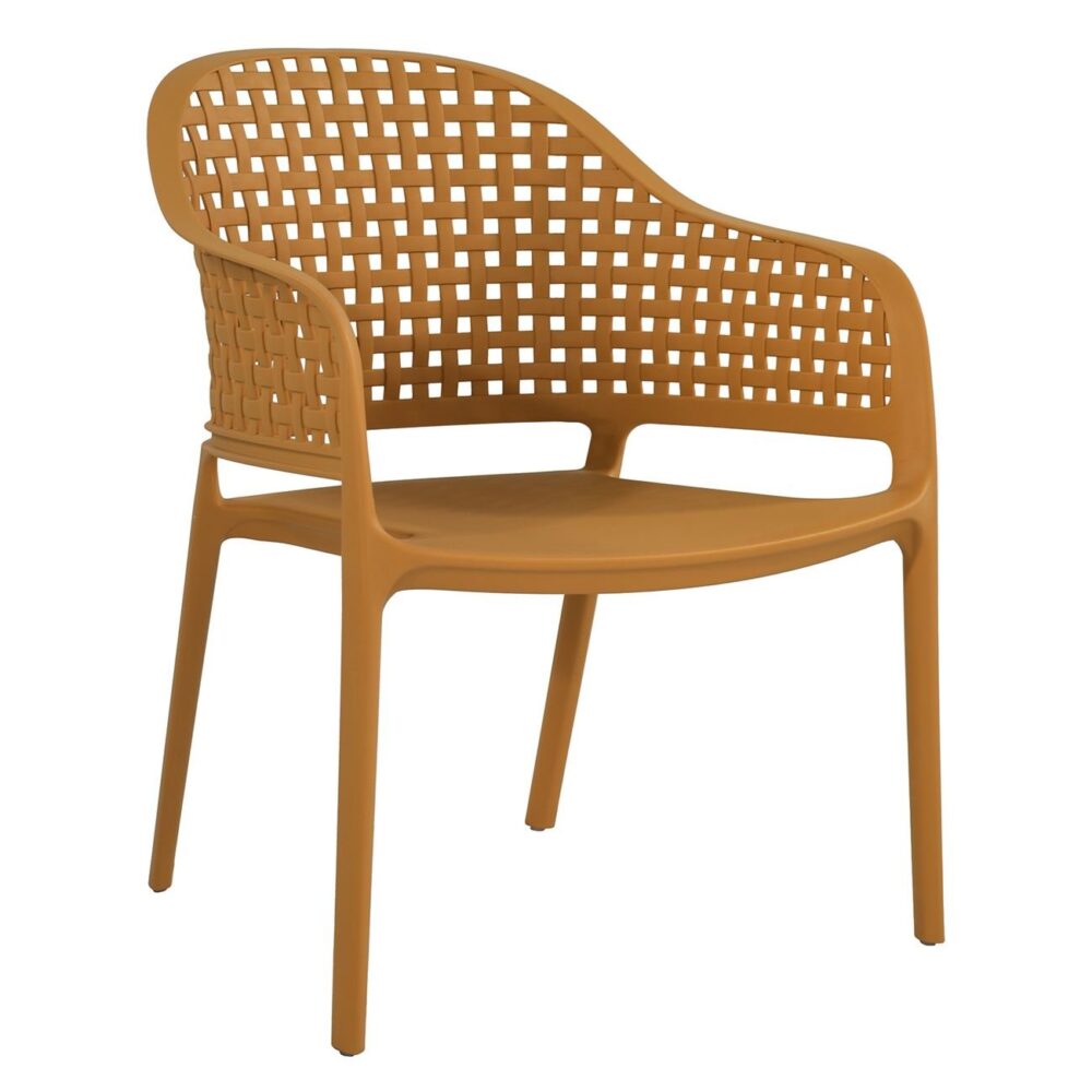 MALAGA Set Σαλόνι Κήπου PP-UV Κροκί: Καναπές + 2 Πολυθρόνες + Τραπεζάκι - Image 3