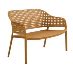 MALAGA Set Σαλόνι Κήπου PP-UV Κροκί: Καναπές + 2 Πολυθρόνες + Τραπεζάκι - Image 4