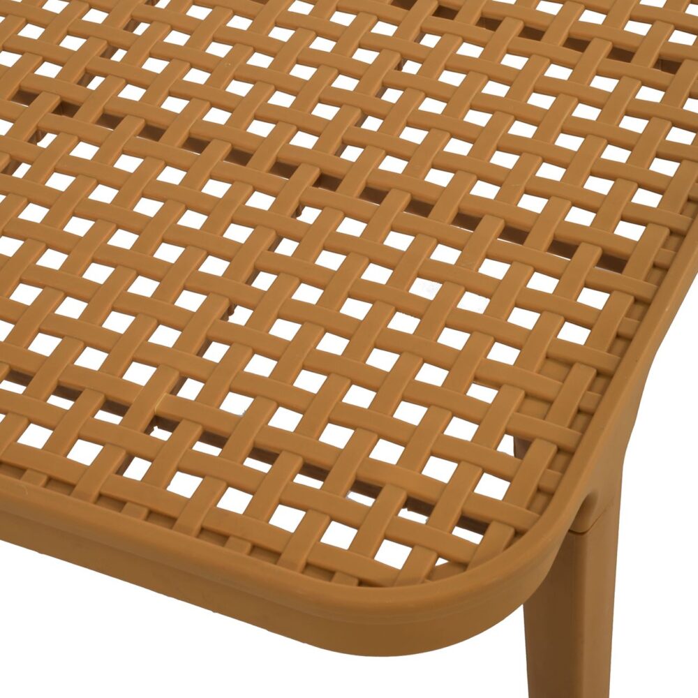 MALAGA Set Σαλόνι Κήπου PP-UV Κροκί: Καναπές + 2 Πολυθρόνες + Τραπεζάκι - Image 6