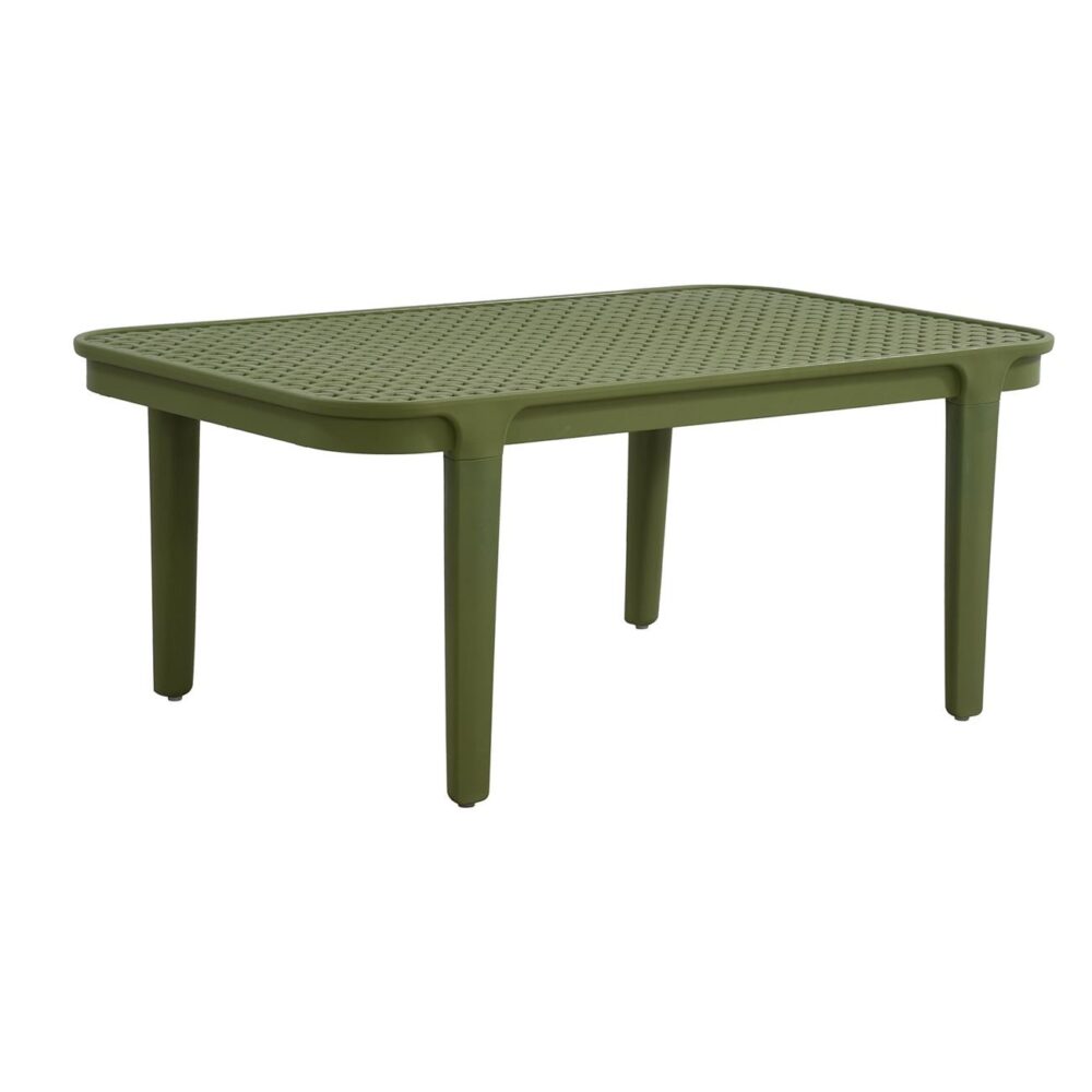 MALAGA Set Σαλόνι Κήπου PP-UV Πράσινο: Καναπές + 2 Πολυθρόνες + Τραπεζάκι - Image 5