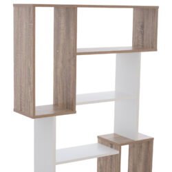 ΒΙΒΛΙΟΘΗΚΗ SHAY HM8768.01 85X22X140 ΛΕΥΚΟ - Image 4