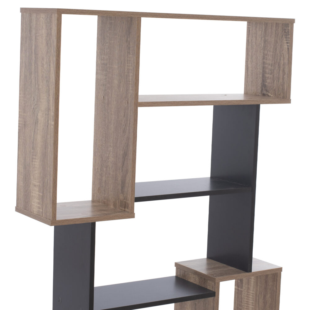 ΒΙΒΛΙΟΘΗΚΗ SHAY HM8768.02 85X22X140 ΓΚΡΙ - Image 4