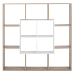 ΒΙΒΛΙΟΘΗΚΗ BRODY HM8771.01 136X22X136 ΛΕΥΚΟ - Image 3