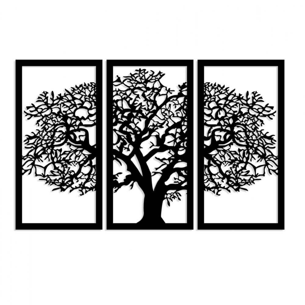 ΔΙΑΚΟΣΜΗΤΙΚΟ ΤΟΙΧΟΥ ΞΥΛΙΝΟ ΜΑΥΡΟ ΔΕΝΤΡΟ 105Χ66 HM7221 - Image 1