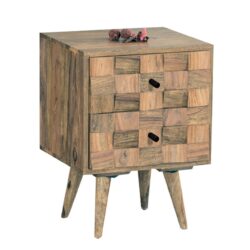 TEKA Κομοδίνο Ξύλο Ακακία Φυσικό - Image 2