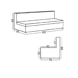 BIZ Καναπές - Κρεβάτι Σαλονιού Καθιστικού - Ύφασμα Πράσινο - Image 6