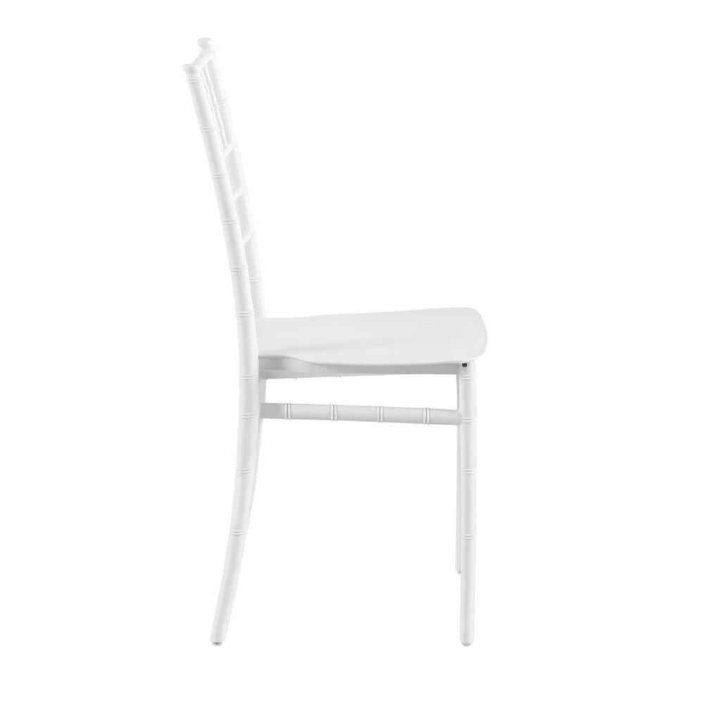 ILONA-W Καρέκλα Εστίασης - Catering Στοιβαζόμενη PP Άσπρο - Image 3