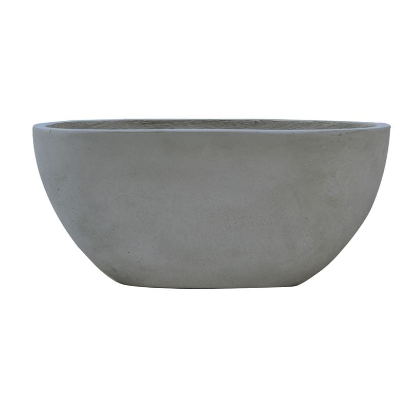 flower-pot-4-cement-grey-76x34x32cm-enlarge FLOWER POT-4 Cement Grey 76x34x32cm - Image 1