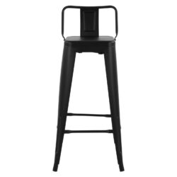 ΣΚΑΜΠΟ BAR ΜΕΤΑΛΛΙΚΟ MELITA ME ΠΛΑΤΗ ΜΑΥΡΟ ΜΑΤ 43Χ43Χ95Υεκ. HM8643.22 - Image 3