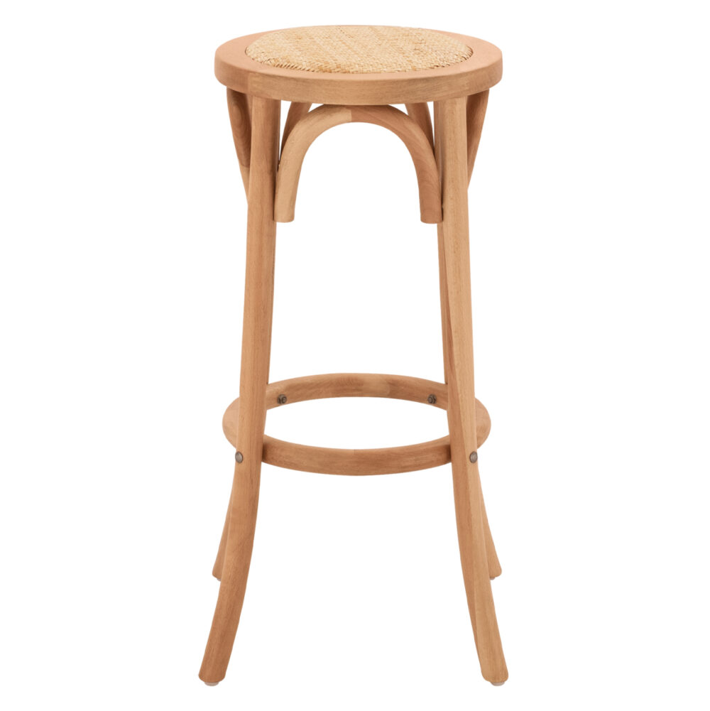 ΣΚΑΜΠΟ ΞΥΛΙΝΟ FAYE ΑΠΟ ΟΞΙΑ ΦΥΣΙΚΟ ΜΕ ΨΑΘΑ Φ36Χ70 HM8751.01- 36x36x72Y εκ. - Image 3