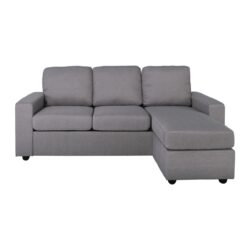 PORTLAND-W Καναπές Σαλονιού - Καθιστικού, Γωνία Αναστρέψιμος Ύφασμα Ανοιχτό Γκρι - Image 3