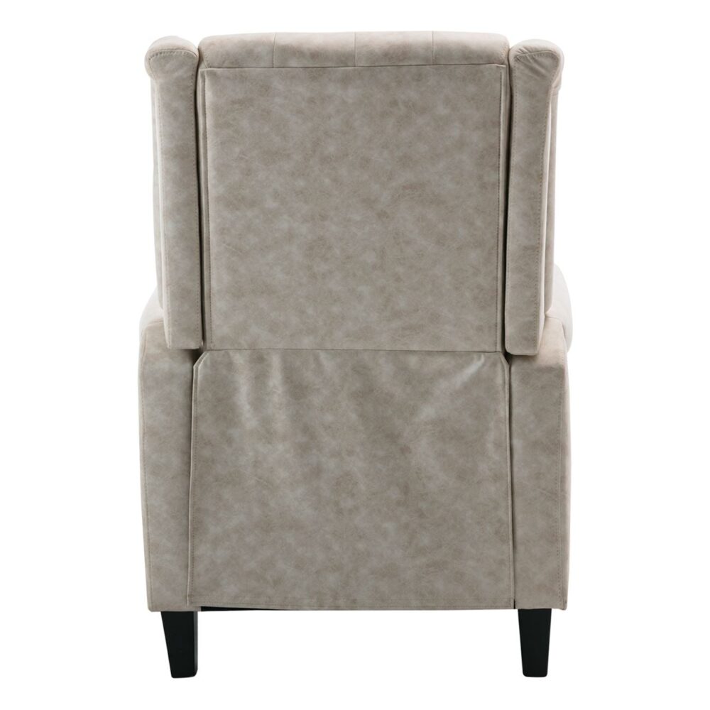 CHESTER Relax Πολυθρόνα Μπερζέρα Σαλονιού, Καθιστικού Ύφασμα Απόχρωση Antique Εκρού - Image 5