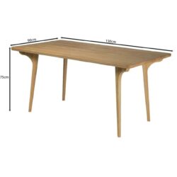 AVERY Τραπέζι Τραπεζαρίας, Απόχρωση Φυσικό - Image 3