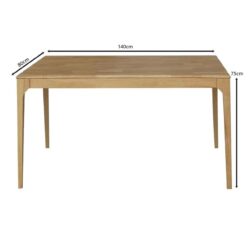 CARTER Τραπέζι Τραπεζαρίας, Απόχρωση Φυσικό - Image 3