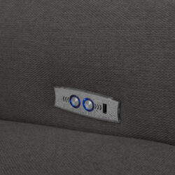 ΓΩΝΙΑΚΟΣ ΚΑΝΑΠΕΣ ΜΕ RECLINE ORACLE HM3290.01 ΓΚΡΙ ΥΦΑΣΜΑ 260x260x90(κάθισμα)x94Υεκ. - Image 9