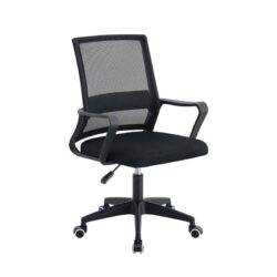 BF2112 Πολυθρόνα Γραφείου Ύφασμα Μαύρο Mesh