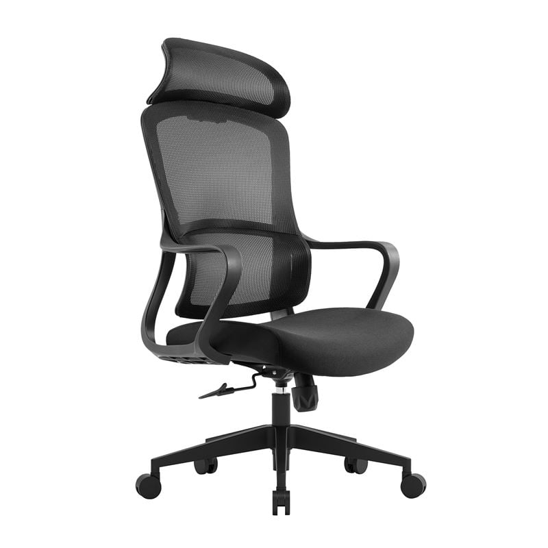 bf3010-polythrona-grafeiou-diefthynti-mesh-mavro-yfasma-mavro-enlarge BF3010 Πολυθρόνα Γραφείου Διευθυντή, Mesh Μαύρο, Ύφασμα Μαύρο - Image 1