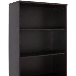 ΒΙΒΛΙΟΘΗΚΗ ΓΡΑΦΕΙΟΥ ΕΠΑΓΓΕΛΜΑΤΙΚΗ CAITLYN 80Χ40Χ180Υεκ.HM2014.02 WENGE ΜΕ 2 ΠΟΡΤΕΣ - Image 5