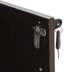 ΒΙΒΛΙΟΘΗΚΗ ΓΡΑΦΕΙΟΥ ΕΠΑΓΓΕΛΜΑΤΙΚΗ CAITLYN 80Χ40Χ180Υεκ.HM2014.02 WENGE ΜΕ 2 ΠΟΡΤΕΣ - Image 9