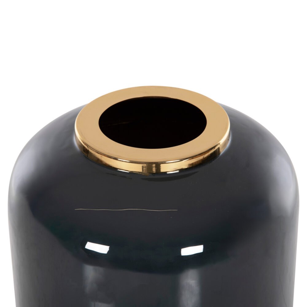 ΔΙΑΚΟΣΜΗΤΙΚΟ BAZO ΔΑΠΕΔΟΥ RAKSASA ΗΜ4231.05 ΜΕΤΑΛΛΟ ΣΕ ΜΠΛΕ ΑΝΘΡΑΚΙ-ΑΣΗΜΙ Φ30x80Υεκ - Image 4