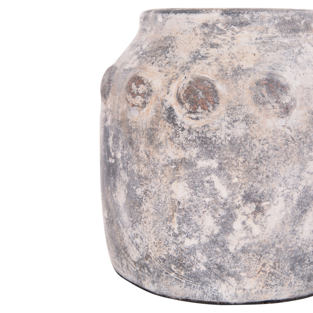 ΔΙΑΚΟΣΜΗΤΙΚΟ ΕΠΙΤΡΑΠΕΖΙΟ ΒΑΖΟ VERMO HM4392 ΤΕΡΑΚΟΤΑ ΣΕ ΓΚΡΙ Φ20x19Υεκ. - Image 3