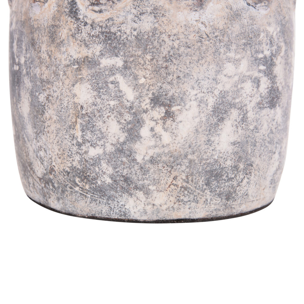 ΔΙΑΚΟΣΜΗΤΙΚΟ ΕΠΙΤΡΑΠΕΖΙΟ ΒΑΖΟ VERMO HM4392 ΤΕΡΑΚΟΤΑ ΣΕ ΓΚΡΙ Φ20x19Υεκ. - Image 6