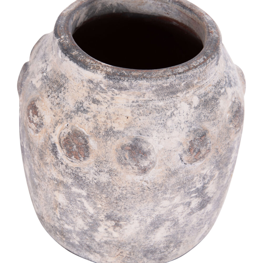 ΔΙΑΚΟΣΜΗΤΙΚΟ ΕΠΙΤΡΑΠΕΖΙΟ ΒΑΖΟ VERMO HM4392 ΤΕΡΑΚΟΤΑ ΣΕ ΓΚΡΙ Φ20x19Υεκ. - Image 9