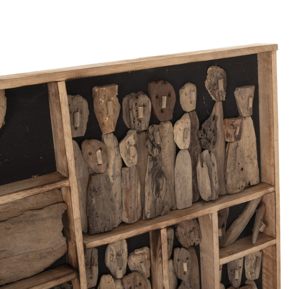 ΔΙΑΚΟΣΜΗΤΙΚΟ ΤΟΙΧΟΥ MYST HM4281 ΚΑΔΡΟ ΜΕ ΦΙΓΟΥΡΕΣ ΑΠΟ DRIFTWOOD 200x6x120Υεκ. - Image 5