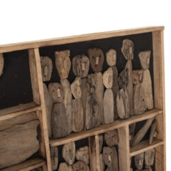 ΔΙΑΚΟΣΜΗΤΙΚΟ ΤΟΙΧΟΥ MYST HM4281 ΚΑΔΡΟ ΜΕ ΦΙΓΟΥΡΕΣ ΑΠΟ DRIFTWOOD 200x6x120Υεκ. - Image 5