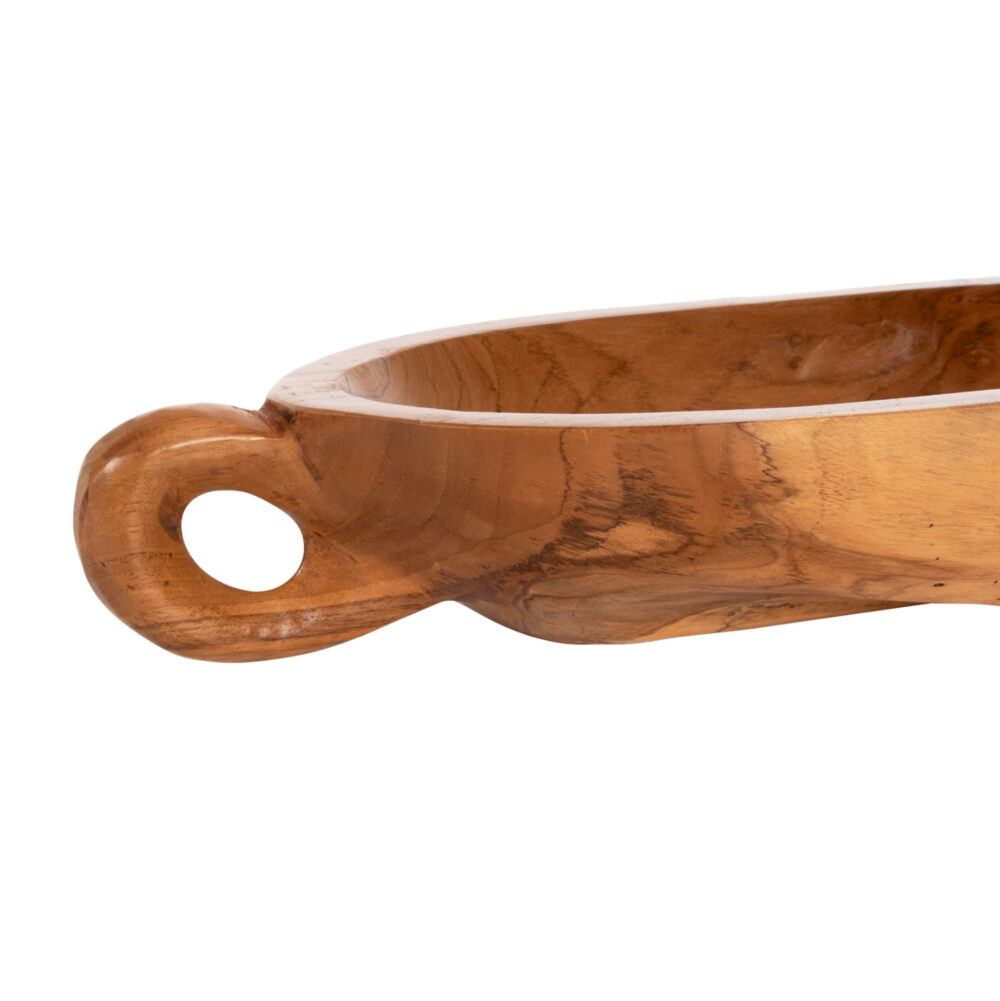 ΔΙΑΚΟΣΜΗΤΙΚΟ ΞΥΛΙΝΟ ΠΙΑΤΟ HM4304 ΞΥΛΟ ΤΕΑΚ ΣΕ ΦΥΣΙΚΟ ΧΡΩΜΑ 64x21,5x9,5Υ εκ. - Image 6