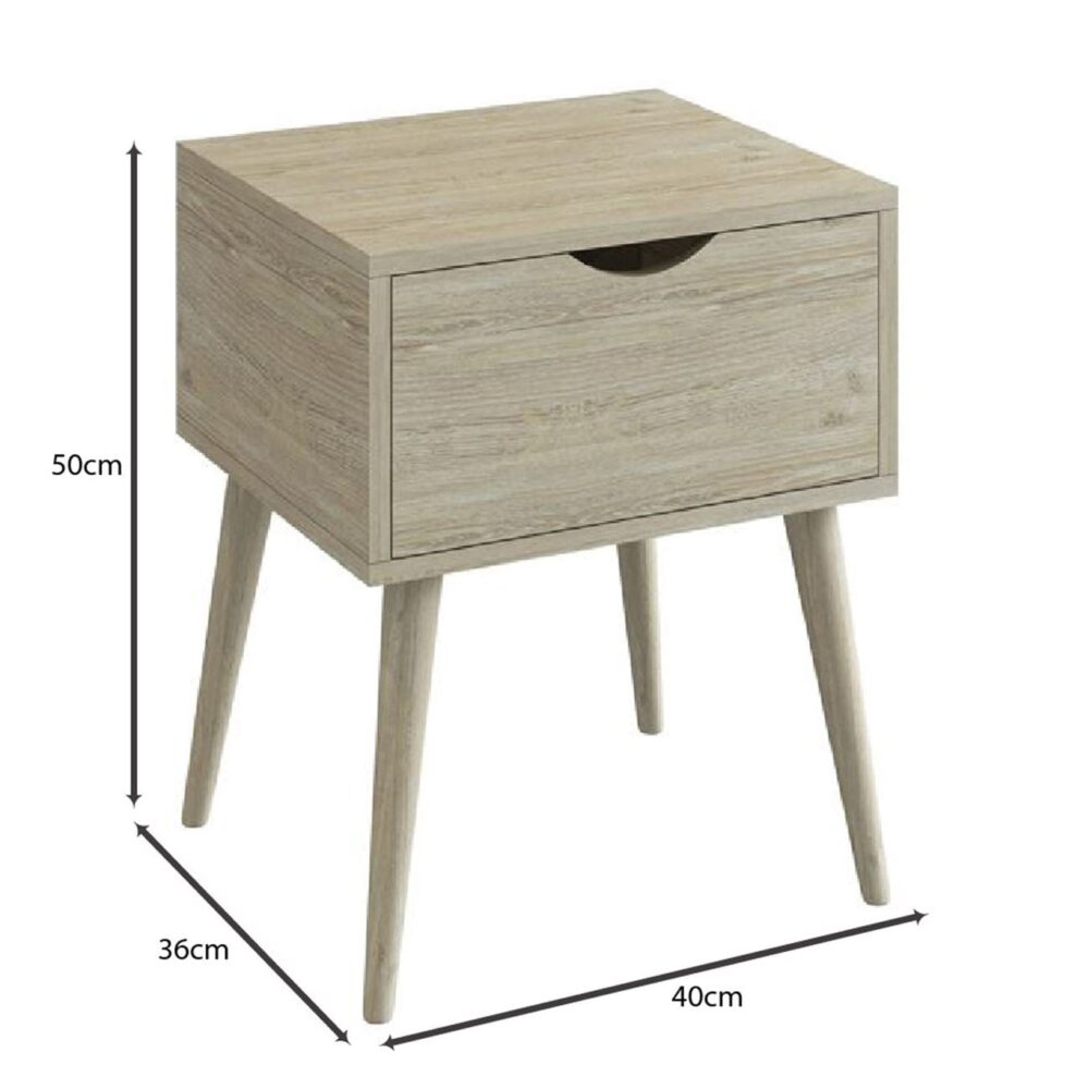 ALIDA Κομοδίνο Απόχρωση Sonoma - Image 3