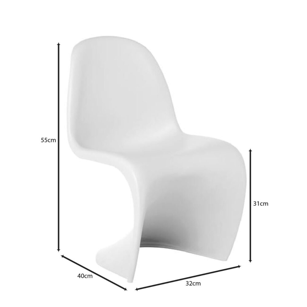 BLEND Kid Καρέκλα, PP Άσπρο - Image 3