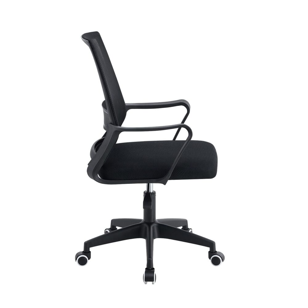 BF2112 Πολυθρόνα Γραφείου Ύφασμα Μαύρο Mesh - Image 3