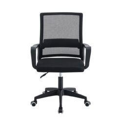 BF2112 Πολυθρόνα Γραφείου Ύφασμα Μαύρο Mesh - Image 4