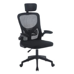 BF3055 Πολυθρόνα Γραφείου- Διευθυντή, Mesh Μαύρο - Image 2