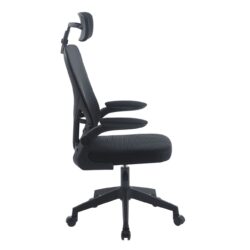 BF3055 Πολυθρόνα Γραφείου- Διευθυντή, Mesh Μαύρο - Image 3