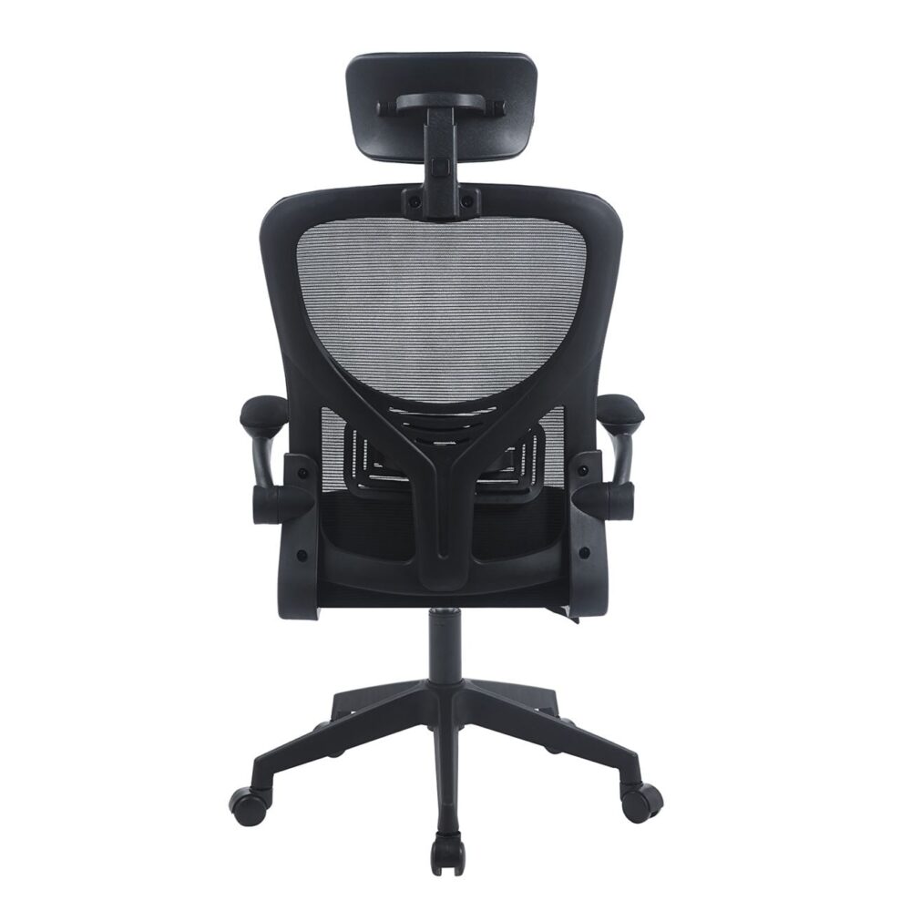 BF3055 Πολυθρόνα Γραφείου- Διευθυντή, Mesh Μαύρο - Image 4