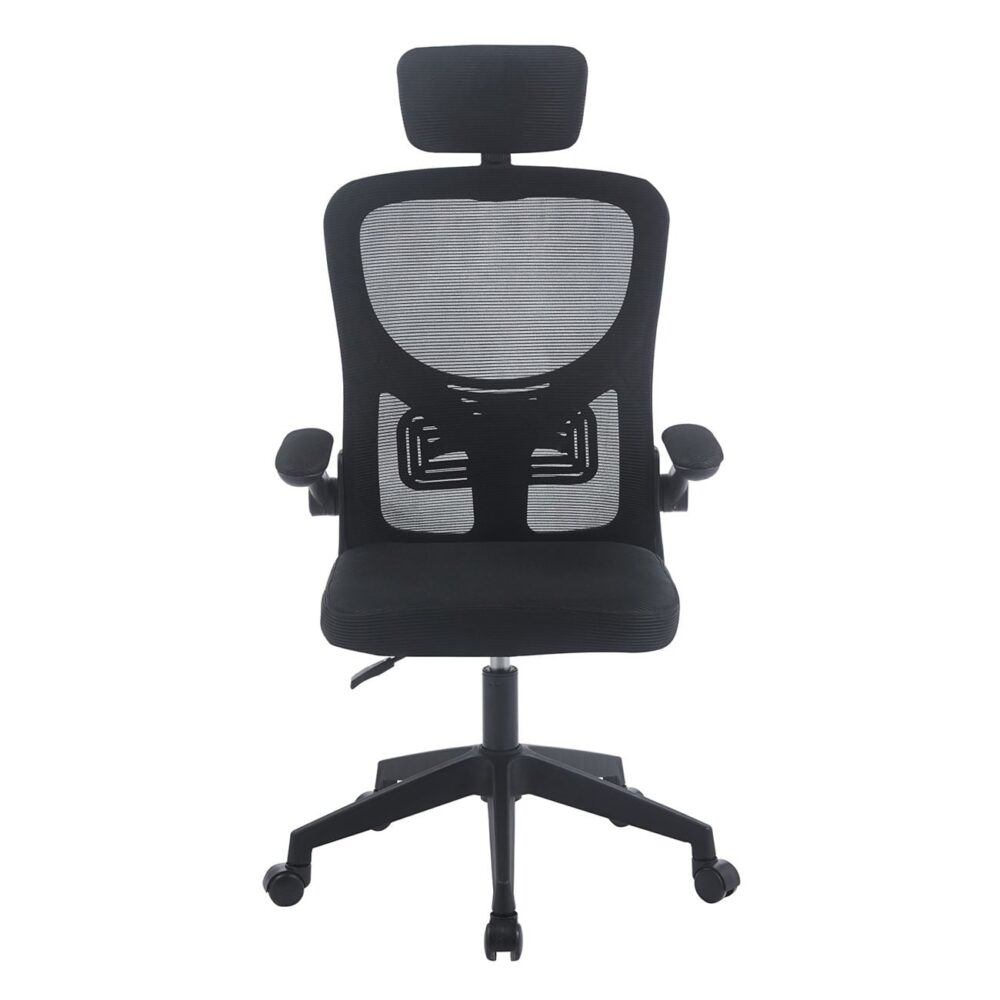 BF3055 Πολυθρόνα Γραφείου- Διευθυντή, Mesh Μαύρο - Image 5