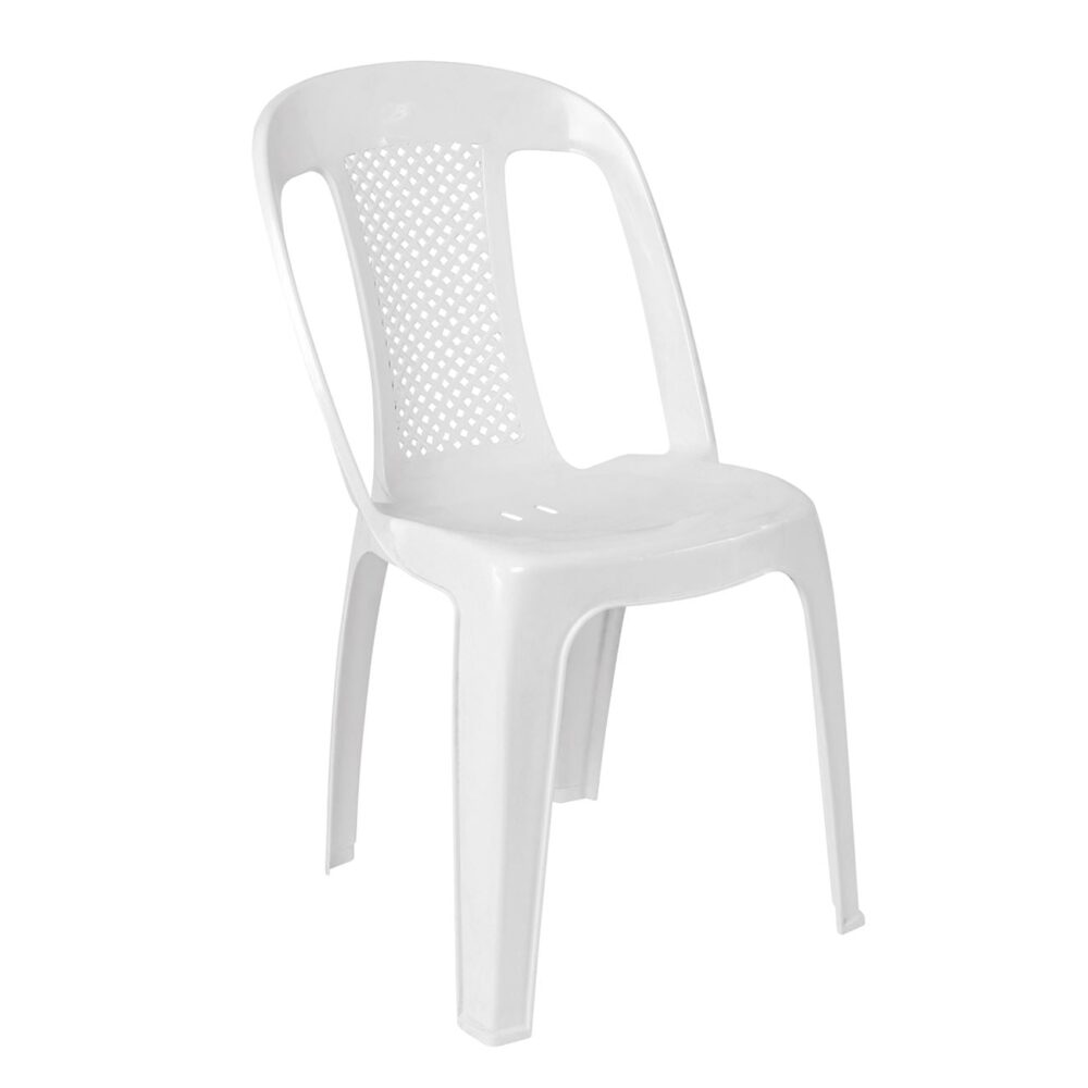 ELECTRA Καρέκλα Στοιβαζόμενη, ΡΡ Άσπρο - Image 2